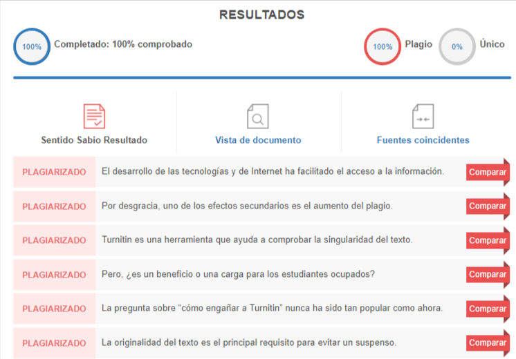 Informe plagio TFG - Small SEO Tools
